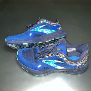 Brooks Launch 9 Bowl O Blue Multi Men 7.5 Running Shoes Sneakers 1103861D-462